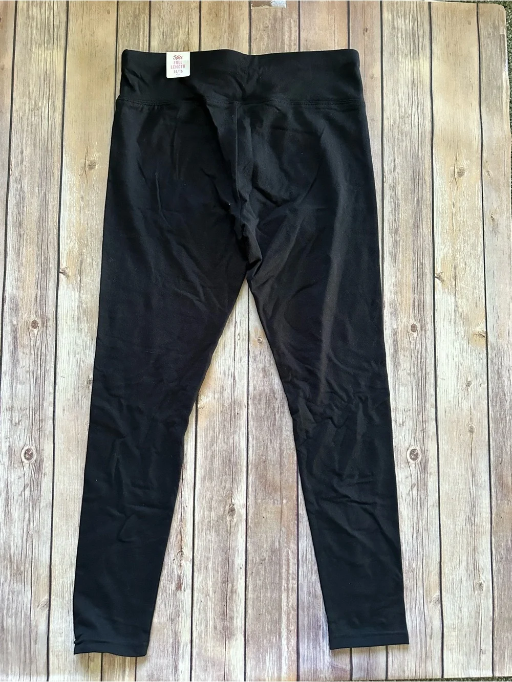 NWT Justice Black Girls Leggings